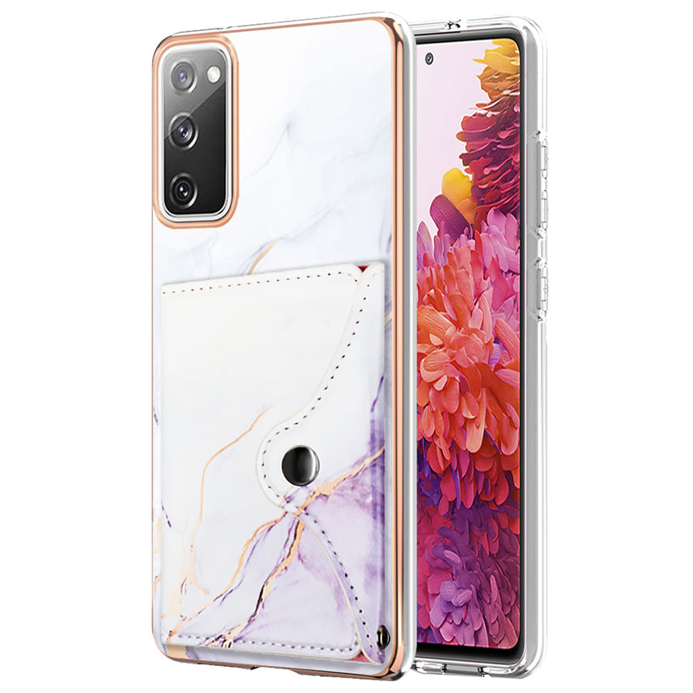 YB Leather Coating Series-9 for Samsung Galaxy S20 FE / S20 FE 5G / S20 FE 2022 / S20 Lite IMD Leather+TPU Phone Cover YB Leather Coating Series-9 for Samsung Galaxy S20 FE / S20 FE 5G / S20 FE 2022 / S20 Lite IMD Leather+TPU Phone Cover